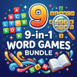 9-IN-1 WORD GAMES BUNDLE