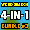 4-in-1 Word Search Bundle #3