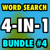 4-in-1 Word Search Bundle #4