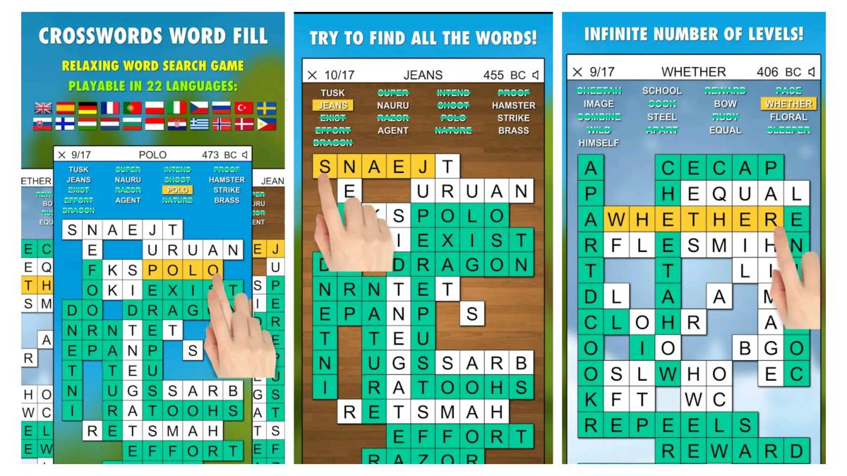 Crosswords Word Fill (Multilingual)