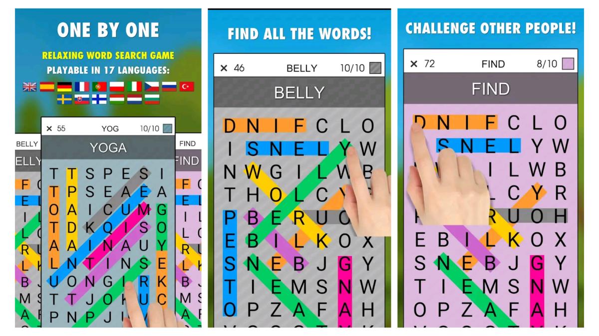 One By One Word Search (Multilingual)